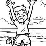 coloriage Été updated pour enfant