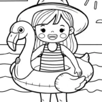 coloriage Été updated pour enfants à imprimer