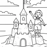 coloriage Été updated à imprimer pour enfant de 7 ans