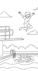 coloriage Été updated pour enfant gratuit