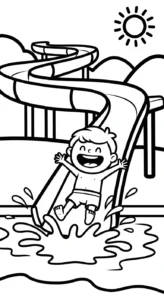coloriage Été updated à imprimer pour enfant de 4 ans