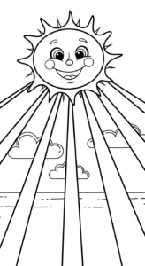 imprimer coloriage Été updated gratuit