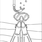 coloriage Été updated à imprimer pdf gratuit
