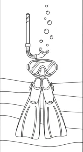 coloriage Été updated à imprimer pdf gratuit