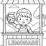 coloriage Été updated à imprimer kawaii