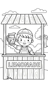 coloriage Été updated à imprimer kawaii