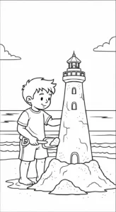 coloriage Été updated pour primaire