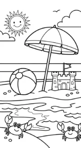 coloriage Été updated pour enfant de 10 ans