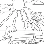 coloriage Été updated a dessiner en ligne