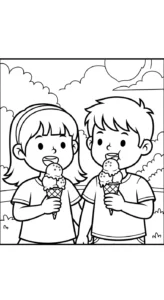 coloriage Famille updated pour enfants à télécharger