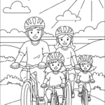 télécharger coloriage Famille updated gratuit