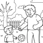coloriage Famille updated à imprimer pdf gratuit