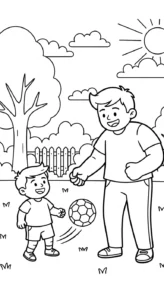 coloriage Famille updated à imprimer pdf gratuit