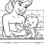 coloriage Famille updated pour enfant de 8 ans