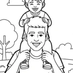 coloriage Famille updated en ligne