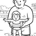coloriage Famille updated a colorier en ligne gratuitement