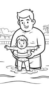 coloriage Famille updated a colorier en ligne gratuitement