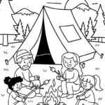 coloriage Famille updated pour enfant de 7 ans