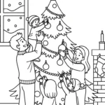 coloriage Famille updated de pour enfants