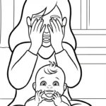 coloriage Famille updated pour enfant de 7 ans