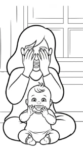 coloriage Famille updated pour enfant de 7 ans