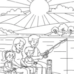 coloriage Famille updated à imprimer pour enfant de 9 ans