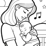 coloriage Famille updated et decoupage