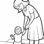 coloriage Famille updated pour enfant a imprimer gratuit