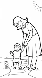 coloriage Famille updated pour enfant a imprimer gratuit