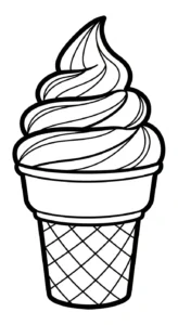 coloriage Glace updated et decoupage
