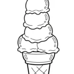 coloriage Glace updated educatif pour enfant