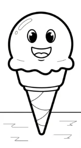 a imprimer coloriage Glace updated gratuit