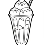 coloriage Glace updated à imprimer