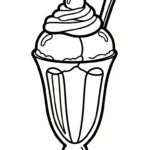 coloriage Glace updated a imprimer pour enfant de 4 ans