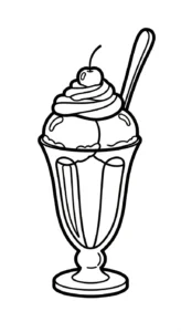 coloriage Glace updated a imprimer pour enfant de 4 ans
