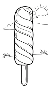 coloriage Glace updated à imprimer pdf