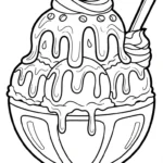 coloriage Glace updated à imprimer pour enfant de 10 ans