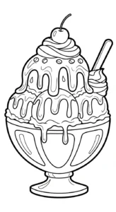 coloriage Glace updated à imprimer pour enfant de 10 ans