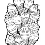 coloriage Glace updated à imprimer pour enfant de 3 ans