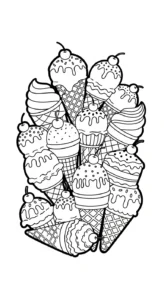 coloriage Glace updated à imprimer pour enfant de 3 ans