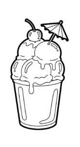 imprimer coloriage Glace updated