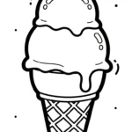 coloriage Glace updated pour enfant de 3 ans