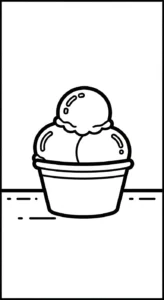 coloriage Glace updated à imprimer pour enfants