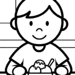 coloriage Glace updated pour enfants a imprimer gratuit