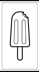 coloriage Glace updated à imprimer gratuit