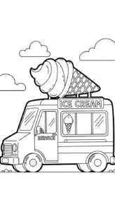 coloriage Glace updated pour enfants a imprimer