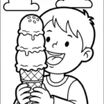 coloriage Glace updated a colorier en ligne gratuitement