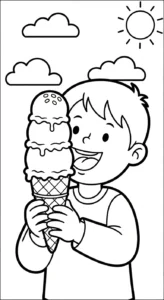 coloriage Glace updated a colorier en ligne gratuitement