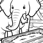 télécharger coloriage Parc zoologique gratuit
