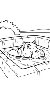 coloriage Parc zoologique a telecharger